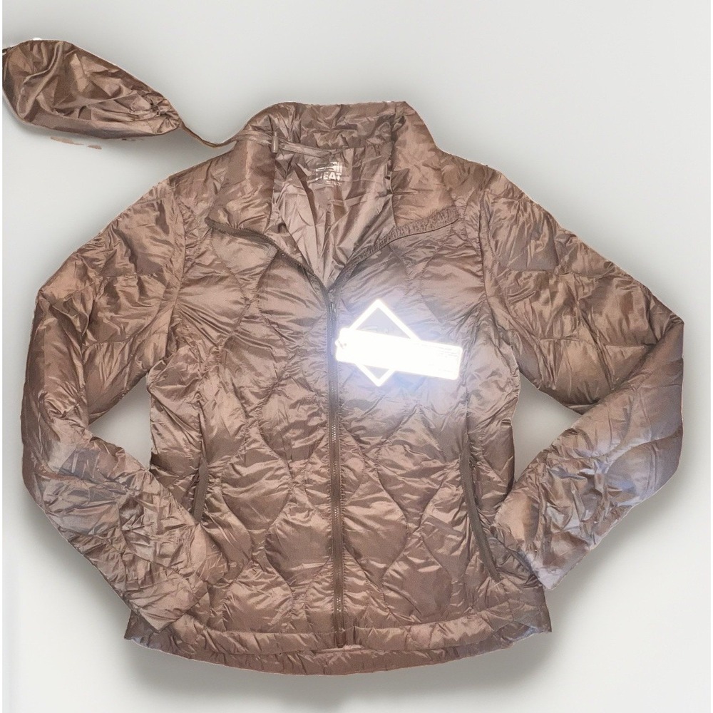 32 Degrees Heat Sz XS Women's Ultra-Light Jacket Taupe NWT
